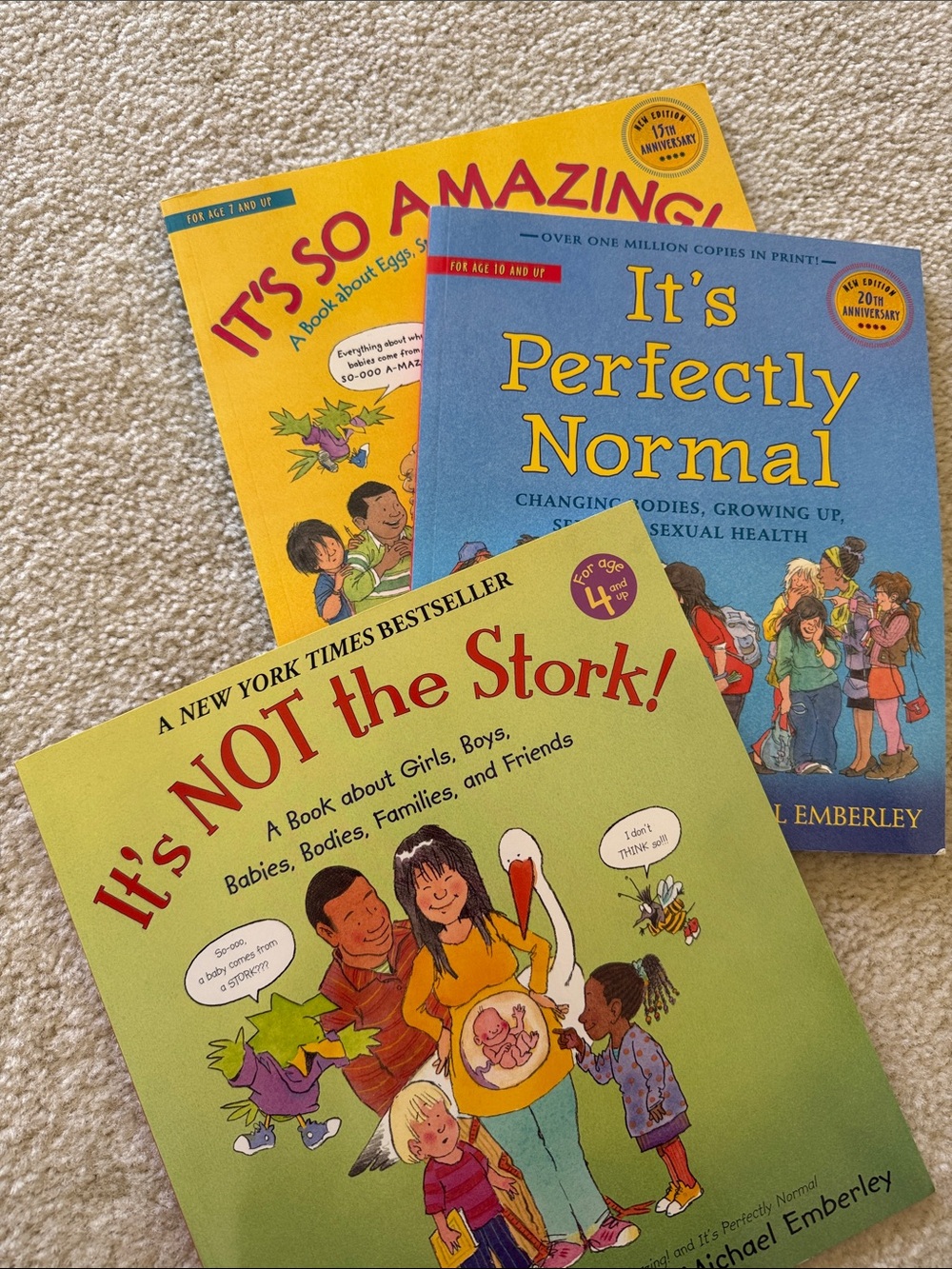 Set of 3 Books - It's NOT the Stork! It’s so Amazing! It’s Perfectly Normal